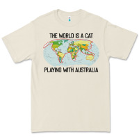 Bone the world is a cat playing with australia 2020 shirt Premium Tee - PixelWave