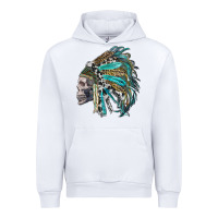 Western Indian Headdress With Skull Urban Hoodie | Teevron
