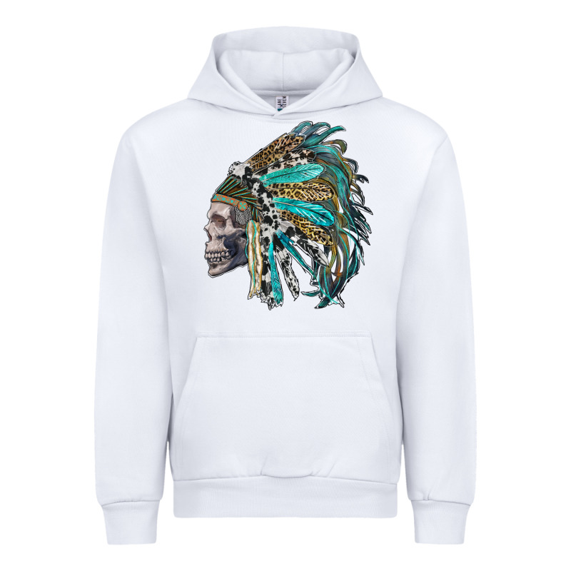 Western Indian Headdress With Skull Urban Hoodie by RanaPortraitStore | Teevron