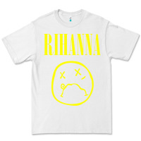 White Grunge Rihanna Premium Tee - PixelWave