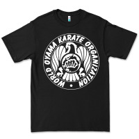 Black World Oyama Karate Organization ( white ) Premium Tee - PixelWave