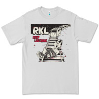 Dove Grey RKL Keep Laughing Essential Premium Tee - PixelWave