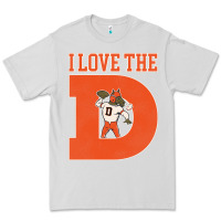 Dove Grey i love the d broncos football quote Premium Tee - PixelWave