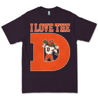 Plum i love the d broncos football quote Premium Tee - PixelWave