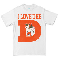 White i love the d broncos football quote Premium Tee - PixelWave