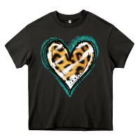 Asphalt Glitter Leopard Heart Heavy Core Tee - Jasminsmagicworld