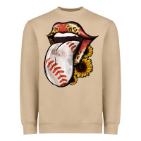 Mushroom Baseball Tongue Heavyweight Sweatshirt - Jasminsmagicworld