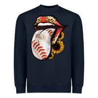 Navy Baseball Tongue Heavyweight Sweatshirt - Jasminsmagicworld