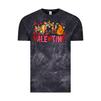 Cloud Black Nach Valentine Vintage Tee - CowhideDigitalArt