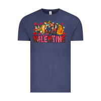 Vintage Denim Nach Valentine Vintage Tee - CowhideDigitalArt