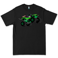 Black monster truck grave digger Premium Tee - PixelWave
