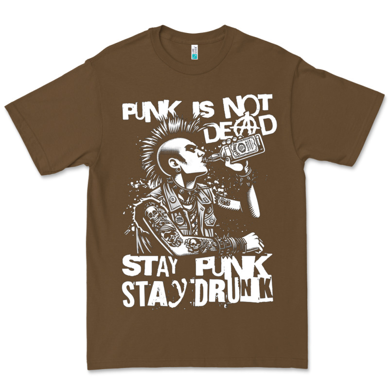 Stay Punk Stay Drunk Premium Tee by PixelWave | Teevron