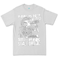 Dove Grey Stay Punk Stay Drunk Premium Tee - PixelWave