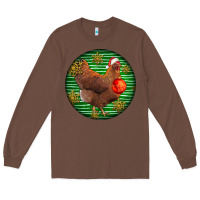 Chestnut new hampshire red chicken christmas Long Sleeve Tee - LillyAllenDesigns