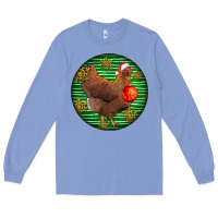 Colony Blue new hampshire red chicken christmas Long Sleeve Tee - LillyAllenDesigns
