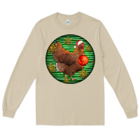 Mushroom new hampshire red chicken christmas Long Sleeve Tee - LillyAllenDesigns