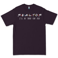 Plum realtor i'll be there for you long sleeve Premium Tee - PixelWave