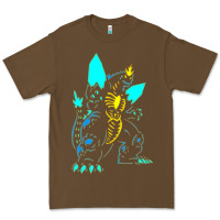 Cacao Spacegodzilla Premium Tee - PixelWave