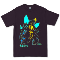 Plum Spacegodzilla Premium Tee - PixelWave