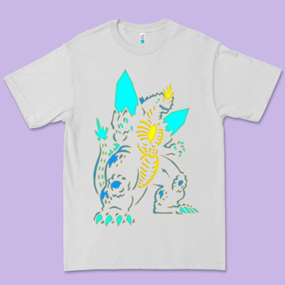 Spacegodzilla Premium Tee Designed By Pixelwave