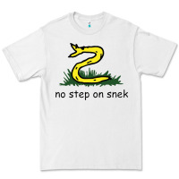 White no step on snek,libertarian,tumblr,meme,funny,polotics,no step,on,snek Premium Tee - PixelWave