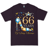 66th Birthday 66 Years Of Being Awesome 66 Years Old Woman Premium Tee | Teevron