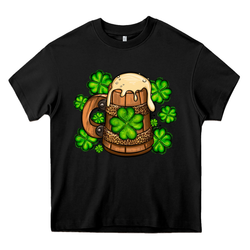 St. Patrick's Beer And Shamrock Heavy Core Tee by OliviaCreatesArt | Teevron