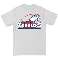 Dove Grey st. francis terriers(SFC), brooklyn Premium Tee - PixelWave