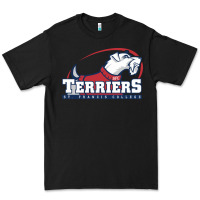 Black st. francis terriers(SFC), brooklyn Premium Tee - PixelWave