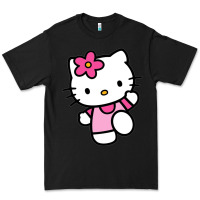 Black kitty Premium Tee - PixelWave