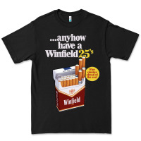 Black Anyhow Have A Winfield 25s Classic Premium Tee - PixelWave