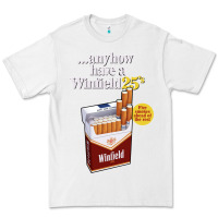 White Anyhow Have A Winfield 25s Classic Premium Tee - PixelWave