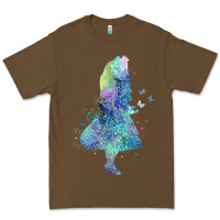 Cacao watercolor splatter alice in wonderland t shirt design Premium Tee - PixelWave