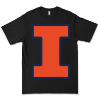Black illinois fighting illini Premium Tee - PixelWave