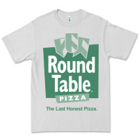Dove Grey round table pizza Premium Tee - PixelWave