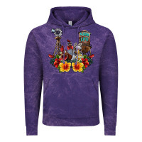 Cloud Purple farm life chicken Vintage Hoodie - SublimationCraftShop