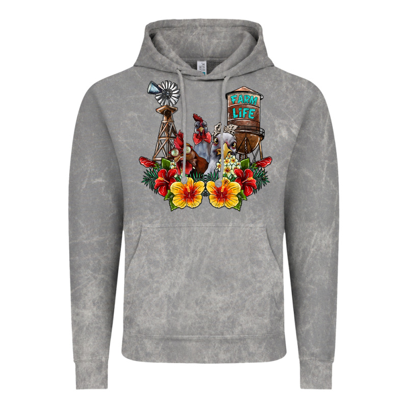 Farm Life Chicken Vintage Hoodie by SublimationCraftShop | Teevron