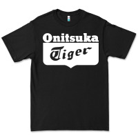 Black onitsuka tiger Premium Tee - PixelWave
