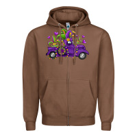 Chestnut mardi gras truck Zipper Hoodie - Jasminsmagicworld