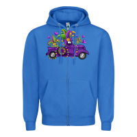 True Royal mardi gras truck Zipper Hoodie - Jasminsmagicworld
