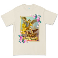 Bone St Michael the Archangel - Protector Catholic Church Angel Premium Tee - PixelWave