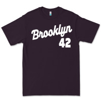 Plum brooklyn 42 Premium Tee - PixelWave