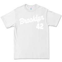 White brooklyn 42 Premium Tee - PixelWave