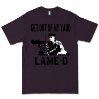 Plum get out of my yard lame o the burbs quote the burbs Premium Tee - Craftify