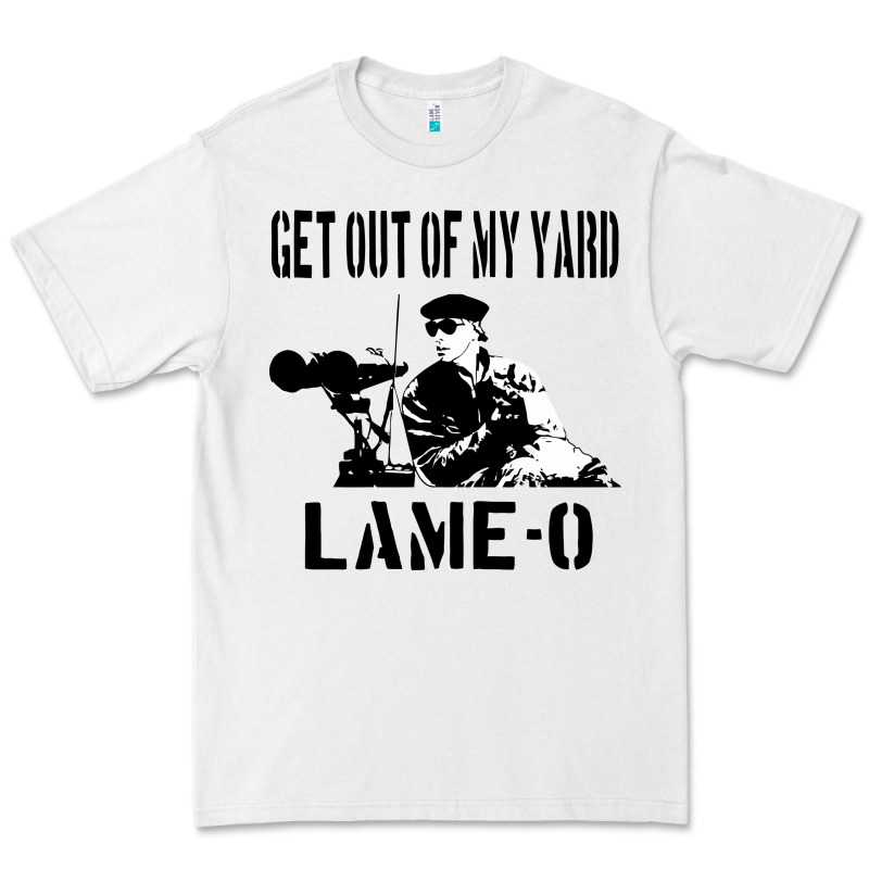 Get Out Of My Yard Lame O The Burbs Quote The Burbs Premium Tee by Craftify | Teevron