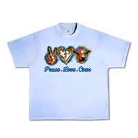 Grape Ice Peace Love Cows Urban Heavy Tee - Jasminsmagicworld