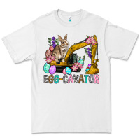 White Egg Cavator Easter Premium Tee - BundleAndBundleShop
