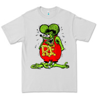 Dove Grey Official Rat Fink Original Merchandise 1 Premium Tee - Craftify