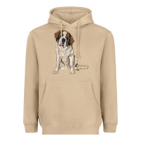 Mushroom saint bernard Heavyweight Hoodie - RanaPortraitStore