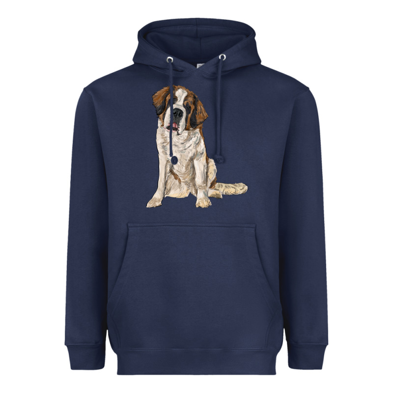 Saint Bernard Heavyweight Hoodie by RanaPortraitStore | Teevron